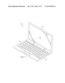 MULTI-FUNCTION KEY IN A KEYBOARD FOR AN ELECTRONIC DEVICE diagram and image