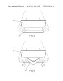 ADJUSTABLE SUPPORT AND A MOBILE COMPUTING DEVICE HAVING AN ADJUSTABLE     SUPPORT diagram and image