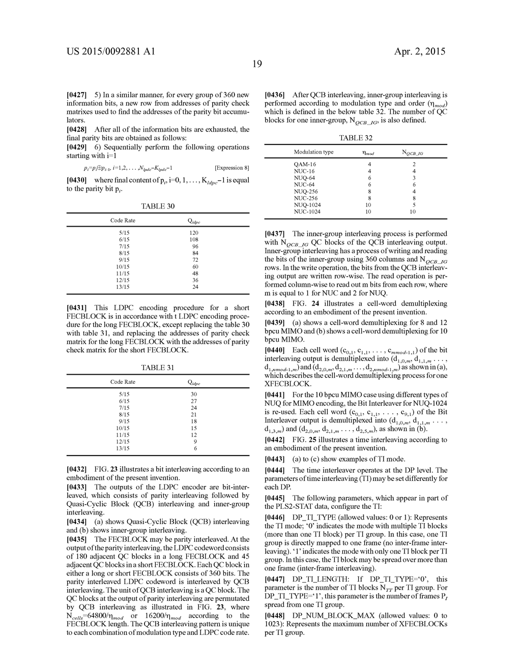 APPARATUS FOR TRANSMITTING BROADCAST SIGNALS, APPARATUS FOR RECEIVING     BROADCAST SIGNALS, METHOD FOR TRANSMITTING BROADCASE SIGNALS AND METHOD     FOR RECEIVING BROADCAST SIGNALS - diagram, schematic, and image 55