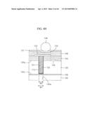 SEMICONDUCTOR DEVICES HAVING THROUGH-VIAS AND METHODS FOR FABRICATING THE     SAME diagram and image