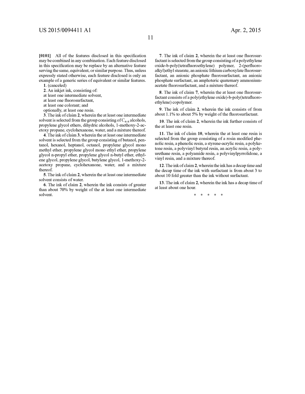 Inkjet Ink Formulations - diagram, schematic, and image 13