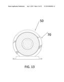 PRESSED COSMETIC POWDER CAKE DEVICES AND METHODS diagram and image