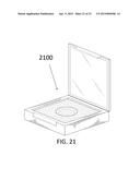 PRESSED COSMETIC POWDER CAKE DEVICES AND METHODS diagram and image