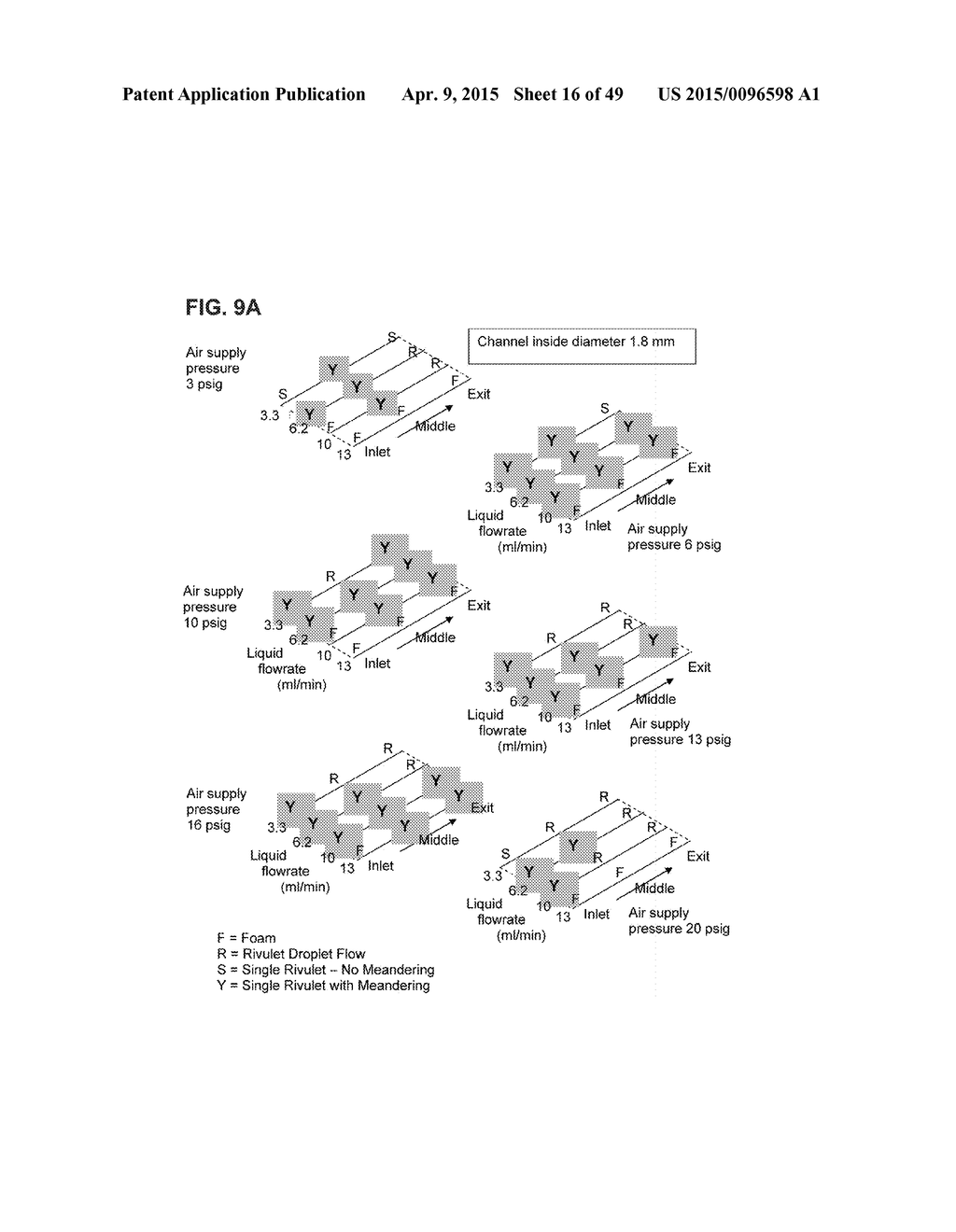 METHOD FOR CLEANING PASSAGEWAYS USING FLOW OF LIQUID AND GAS - diagram, schematic, and image 17