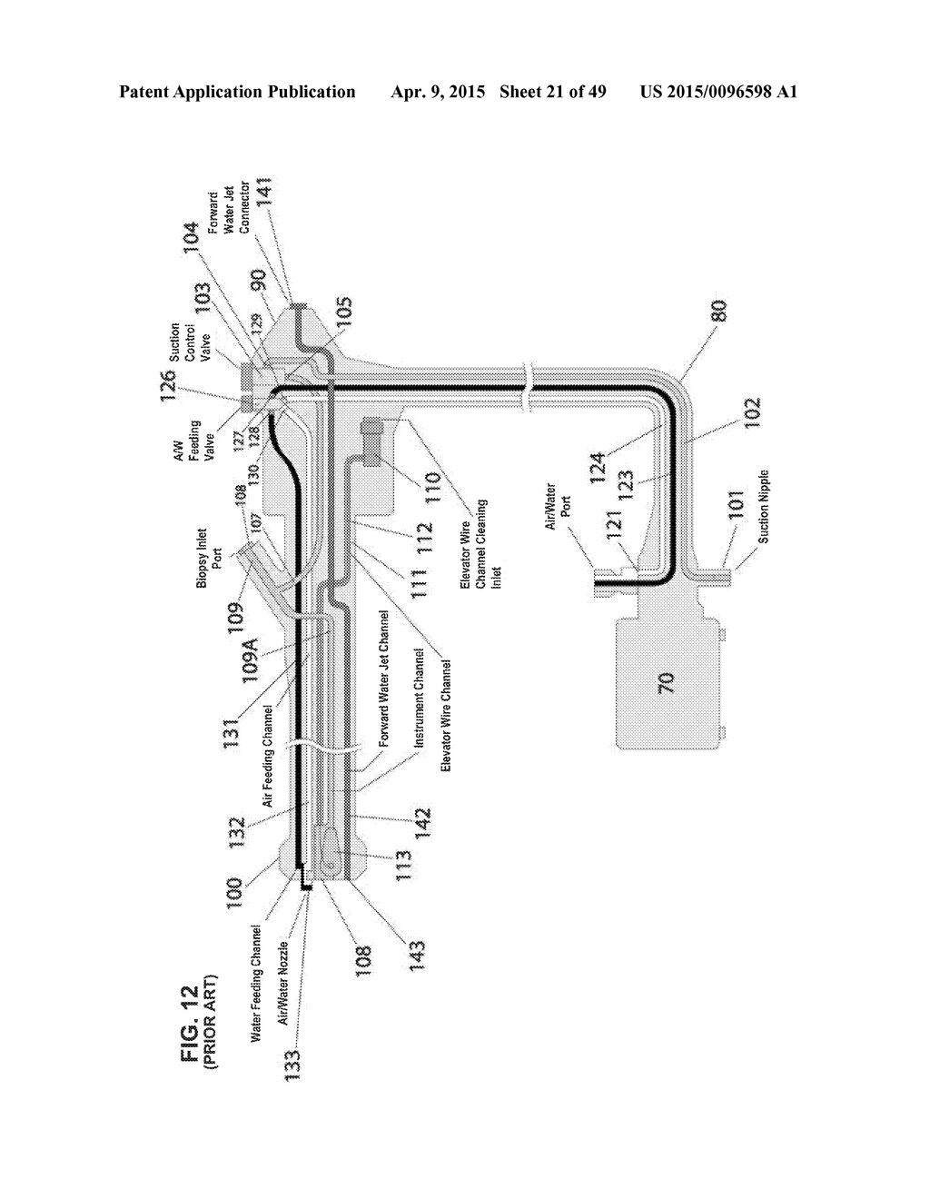 METHOD FOR CLEANING PASSAGEWAYS USING FLOW OF LIQUID AND GAS - diagram, schematic, and image 22