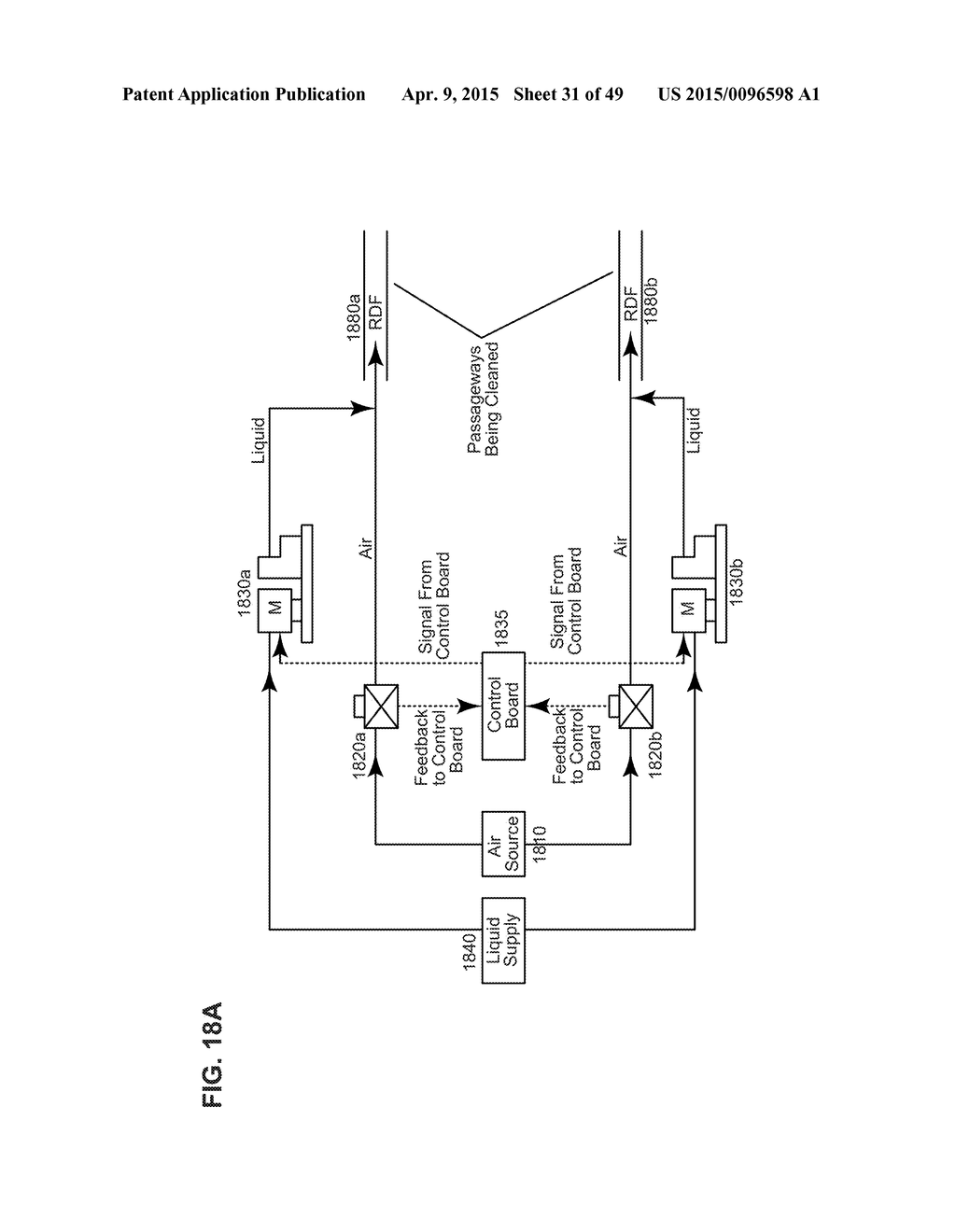 METHOD FOR CLEANING PASSAGEWAYS USING FLOW OF LIQUID AND GAS - diagram, schematic, and image 32