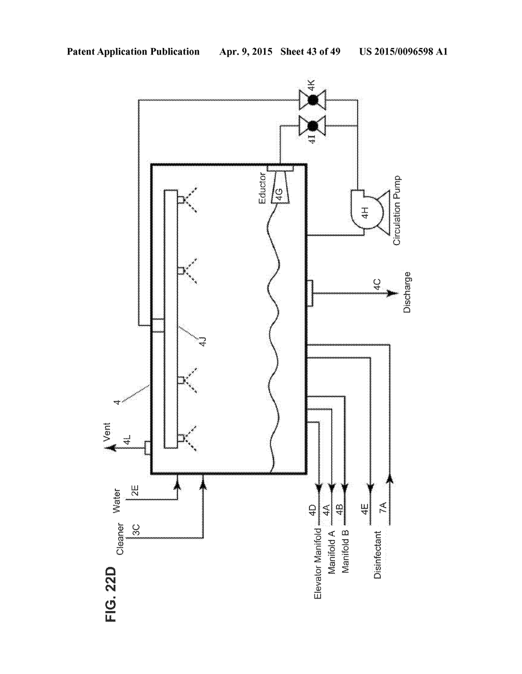 METHOD FOR CLEANING PASSAGEWAYS USING FLOW OF LIQUID AND GAS - diagram, schematic, and image 44