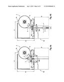 LIFTING DOOR ASSEMBLY AND DOOR LINTEL SEALING DEVICE THEREFOR diagram and image