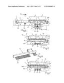 APPARATUS FOR ORDERLY SUPPLY OF A GROUP OF TRAYS TO A SEALING MACHINE OF     SAID TRAYS, WITH APPLICATION OF A COVERING FILM diagram and image