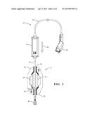 PORTABLE HOLDER FOR AN ELECTRIC VEHICLE CHARGER WITH AN INLINE ELECTRONICS     MODULE diagram and image