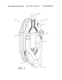 PORTABLE HOLDER FOR AN ELECTRIC VEHICLE CHARGER WITH AN INLINE ELECTRONICS     MODULE diagram and image