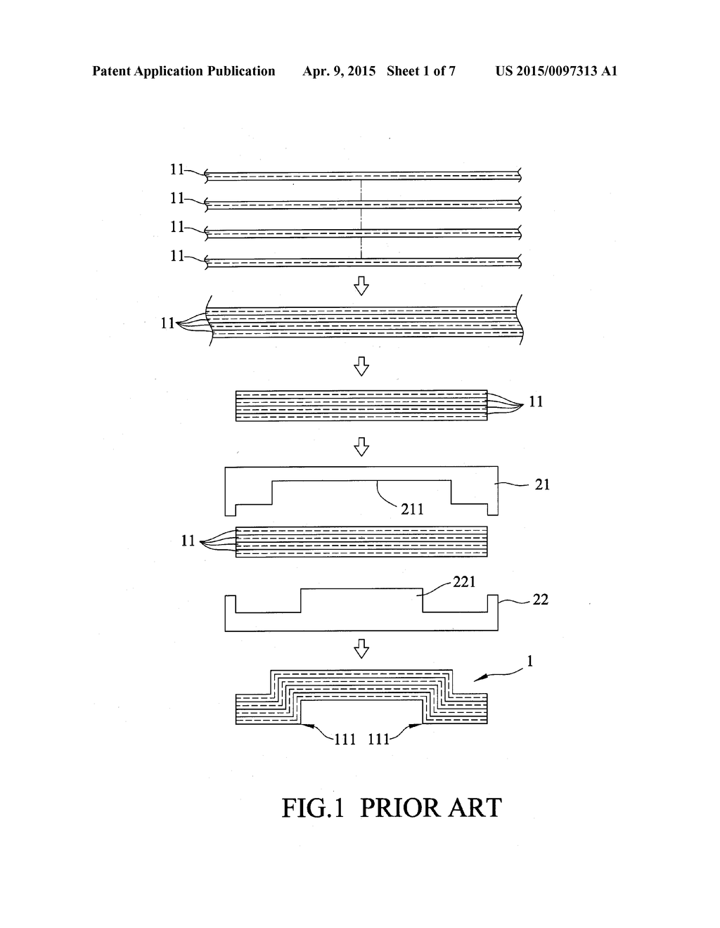 METHOD FOR MAKING A MOLDED COMPOSITE ARTICLE - diagram, schematic, and image 02