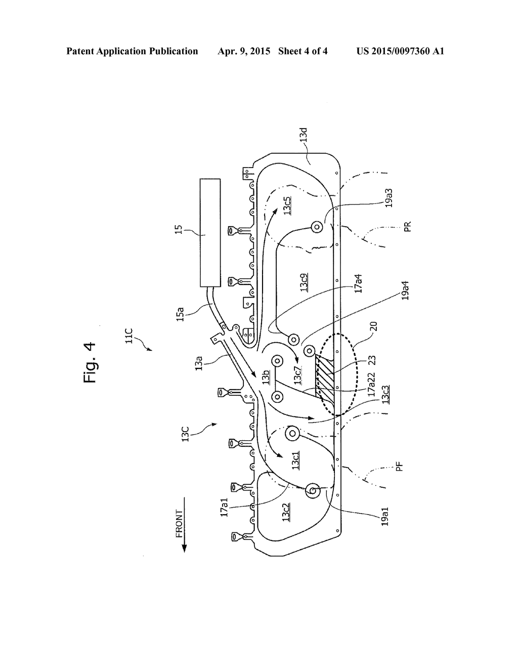 CURTAIN AIRBAG DEVICE - diagram, schematic, and image 05