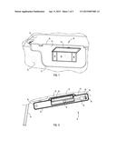 VEHICLE SUN VISOR WITH ILLUMINATION POWERED BY KINETIC MOTION diagram and image