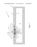 HARD DISK DRIVE WITH FEEDTHROUGH CONNECTOR diagram and image