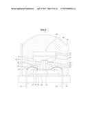 LIGHT EMITTING DEVICE, LIGHT EMITTING DEVICE PACKAGE INCLUDING THE DEVICE     AND LIGHTING APPARATUS INCLUDING THE PACKAGE diagram and image