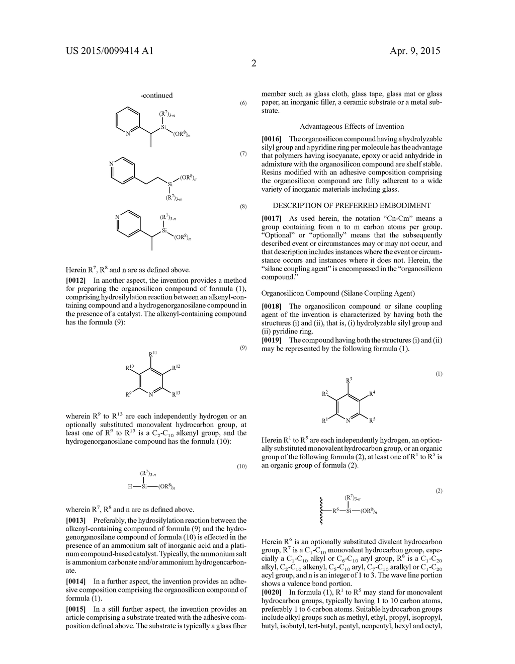 ORGANOSILICON COMPOUND, MAKING METHOD, ADHESIVE COMPOSITION, AND ARTICLE - diagram, schematic, and image 03