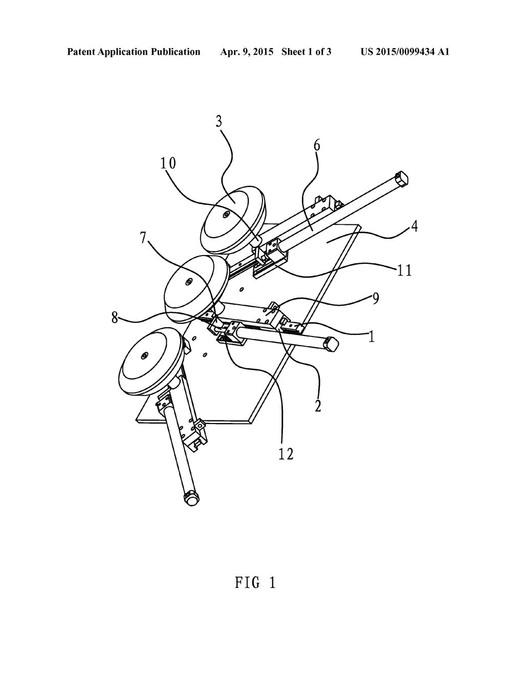 Transform Mechanism of a Finishing Wheel for an Abrasive Belt Polishing     Finisher - diagram, schematic, and image 02