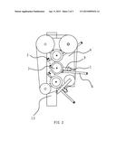 Transform Mechanism of a Finishing Wheel for an Abrasive Belt Polishing     Finisher diagram and image