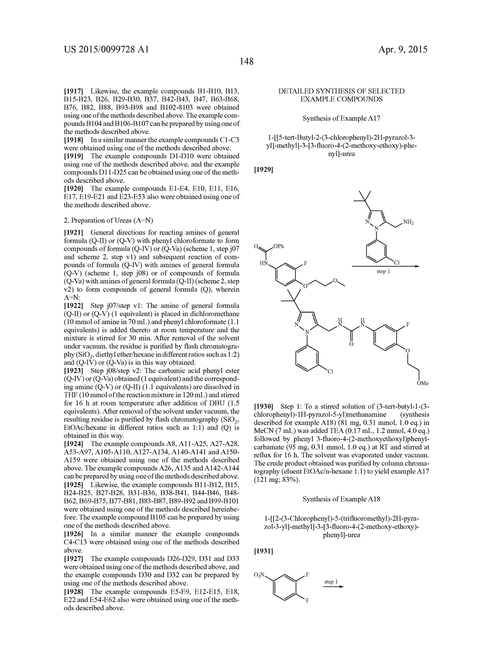 Substituted Phenylureas and Phenylamides as Vanilloid Receptor Ligands - diagram, schematic, and image 149