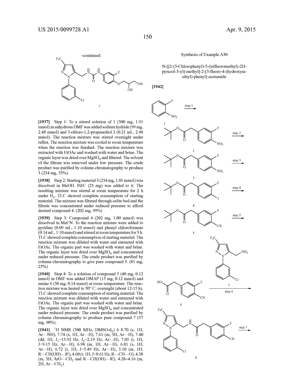 Substituted Phenylureas and Phenylamides as Vanilloid Receptor Ligands - diagram, schematic, and image 151