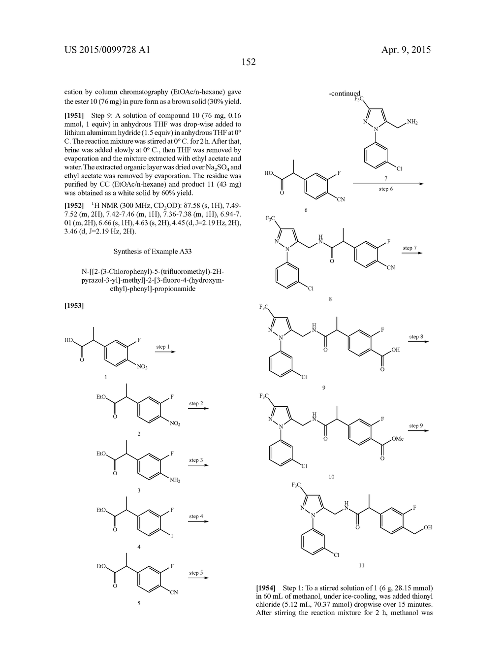 Substituted Phenylureas and Phenylamides as Vanilloid Receptor Ligands - diagram, schematic, and image 153