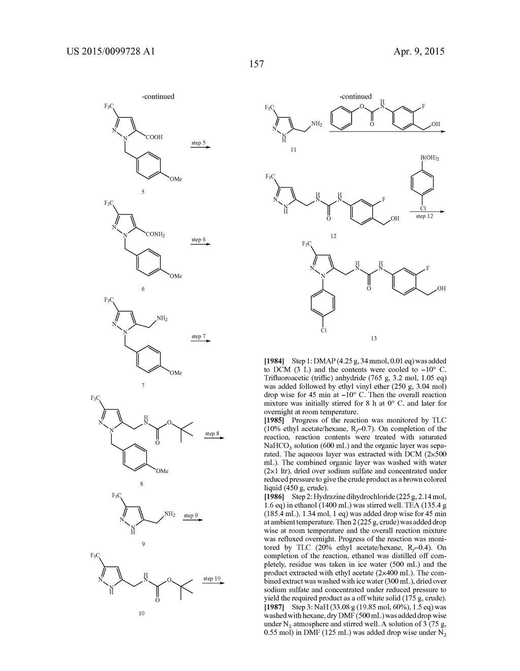 Substituted Phenylureas and Phenylamides as Vanilloid Receptor Ligands - diagram, schematic, and image 158