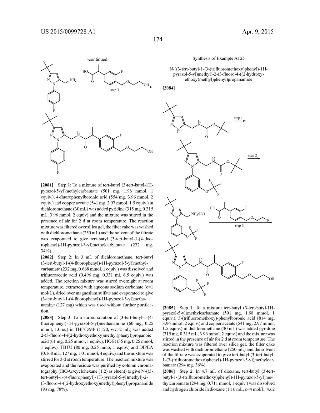 Substituted Phenylureas and Phenylamides as Vanilloid Receptor Ligands - diagram, schematic, and image 175