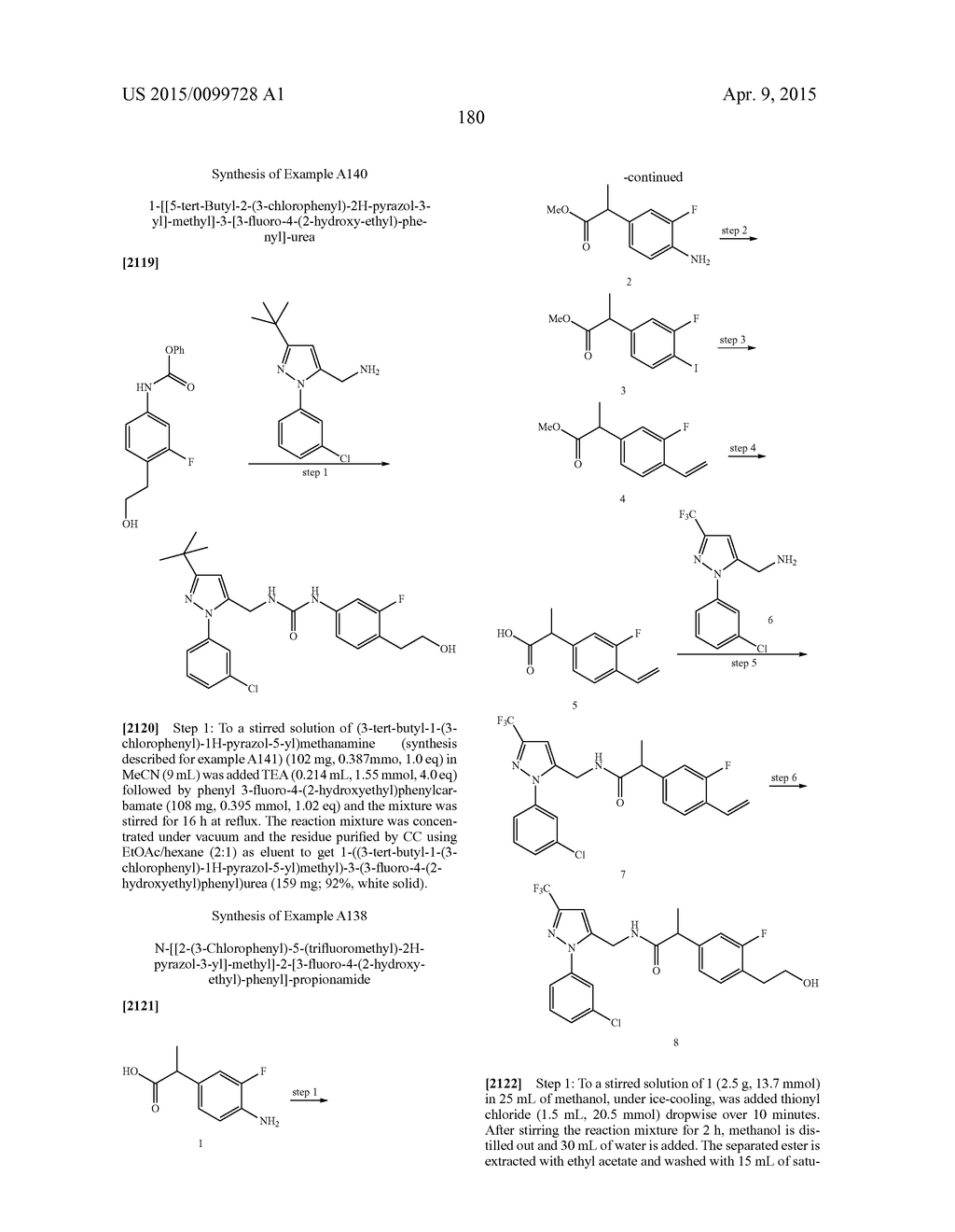 Substituted Phenylureas and Phenylamides as Vanilloid Receptor Ligands - diagram, schematic, and image 181