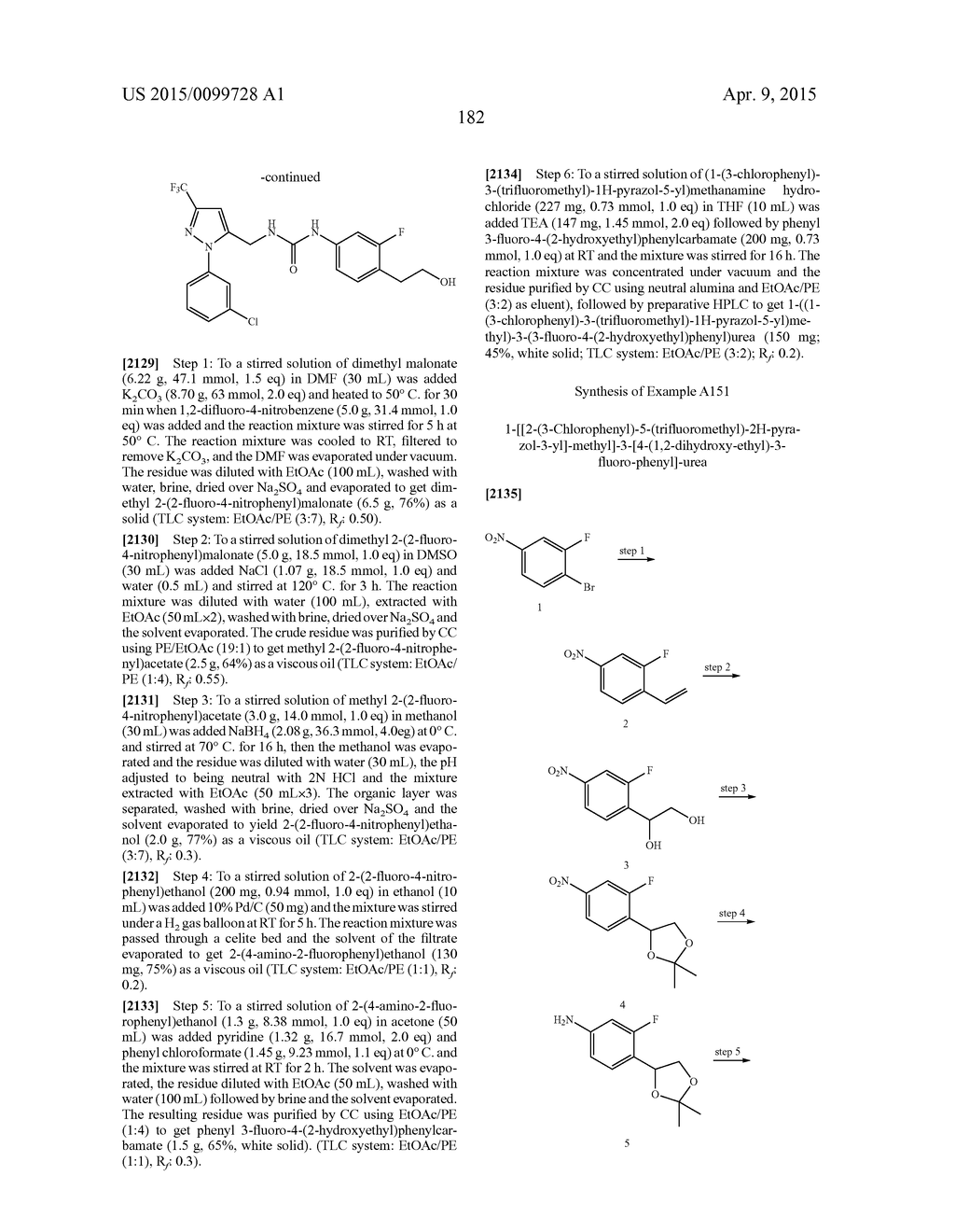 Substituted Phenylureas and Phenylamides as Vanilloid Receptor Ligands - diagram, schematic, and image 183