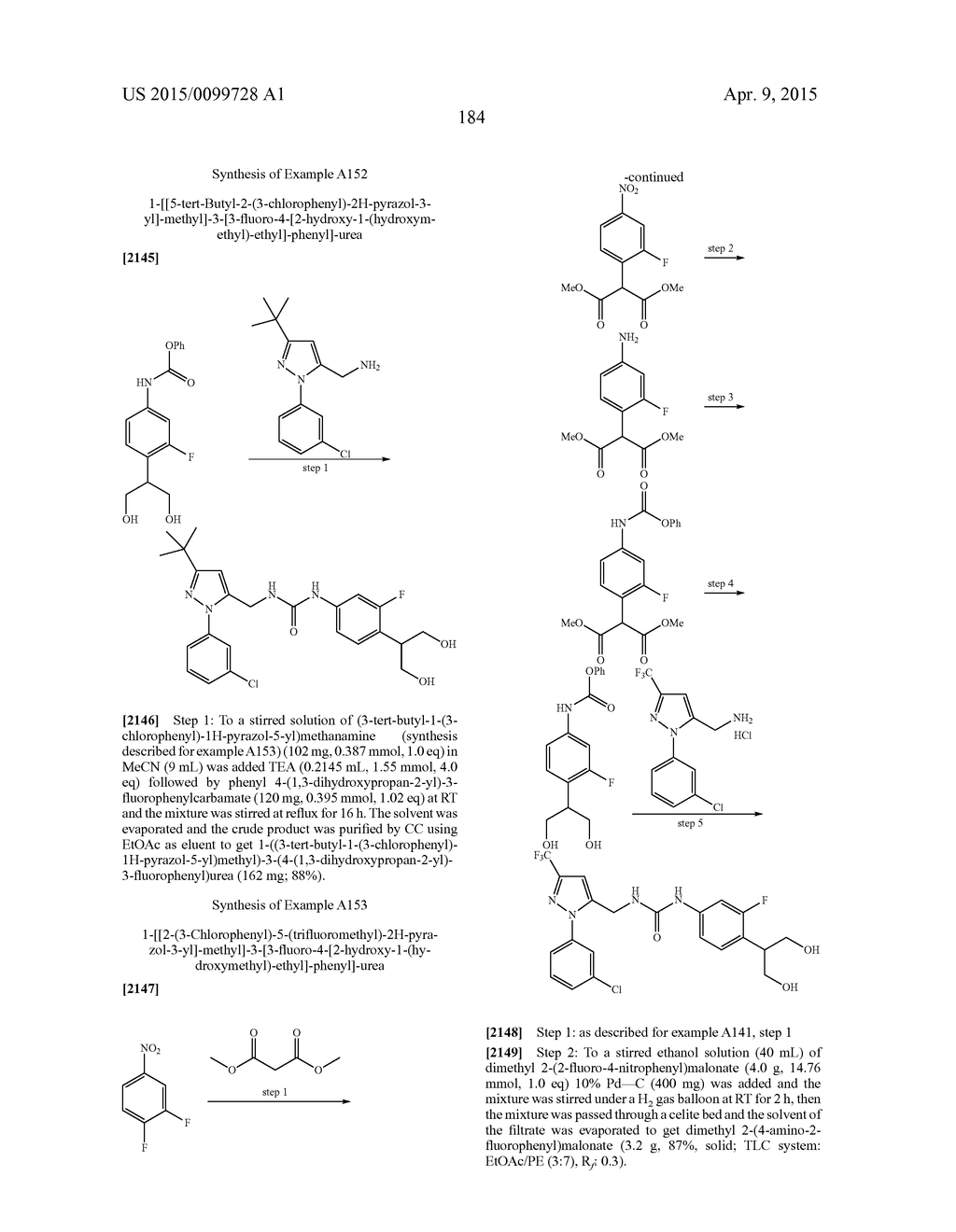 Substituted Phenylureas and Phenylamides as Vanilloid Receptor Ligands - diagram, schematic, and image 185