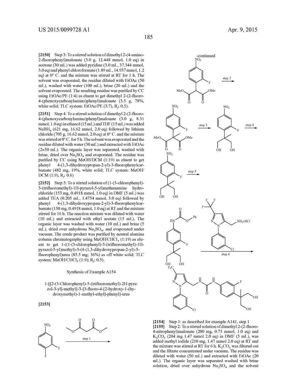 Substituted Phenylureas and Phenylamides as Vanilloid Receptor Ligands - diagram, schematic, and image 186