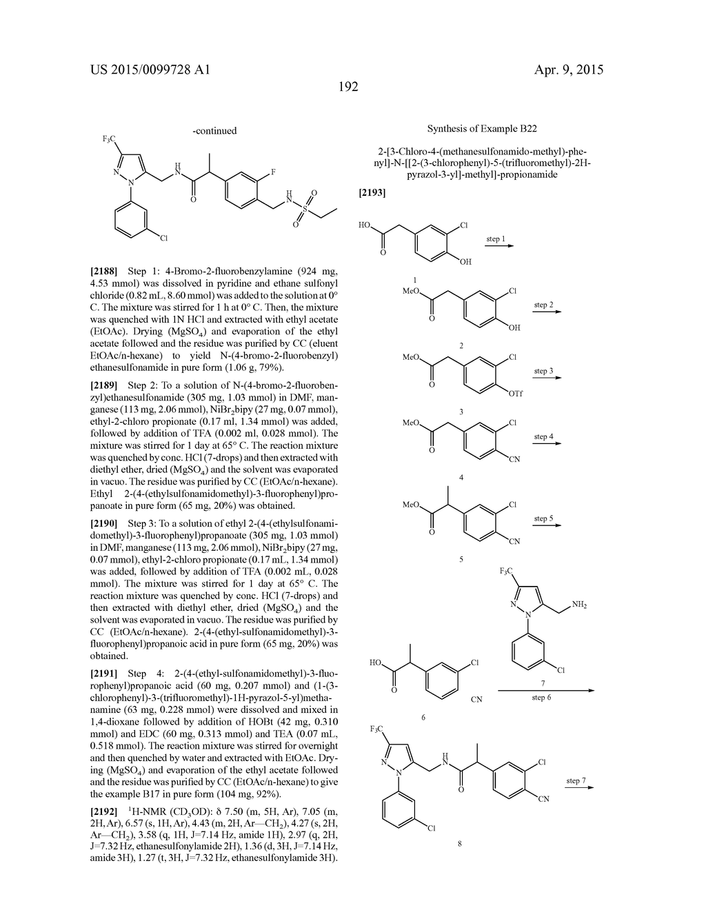 Substituted Phenylureas and Phenylamides as Vanilloid Receptor Ligands - diagram, schematic, and image 193