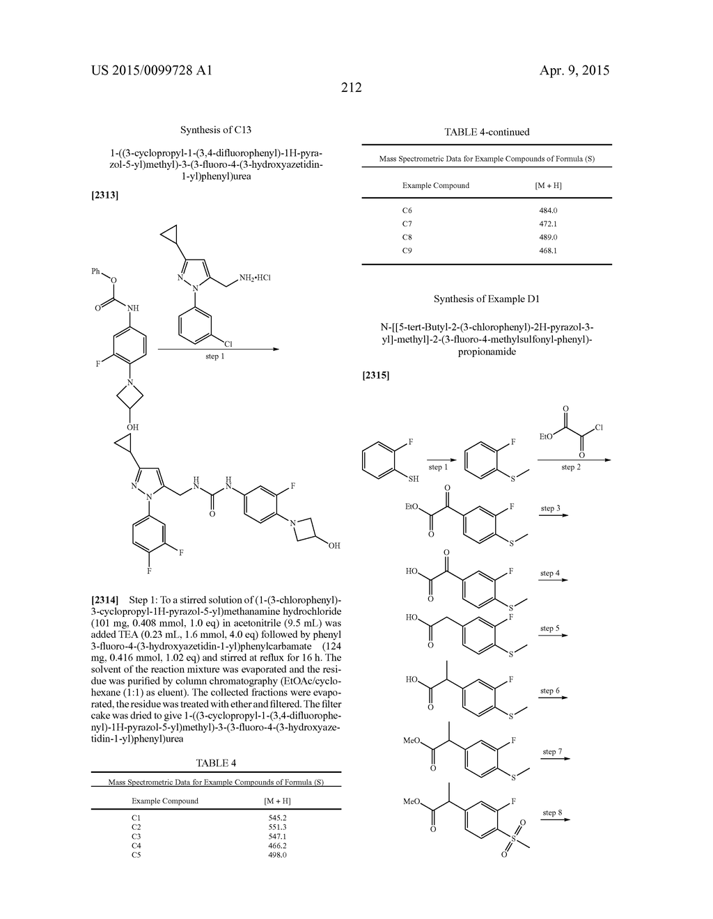 Substituted Phenylureas and Phenylamides as Vanilloid Receptor Ligands - diagram, schematic, and image 213