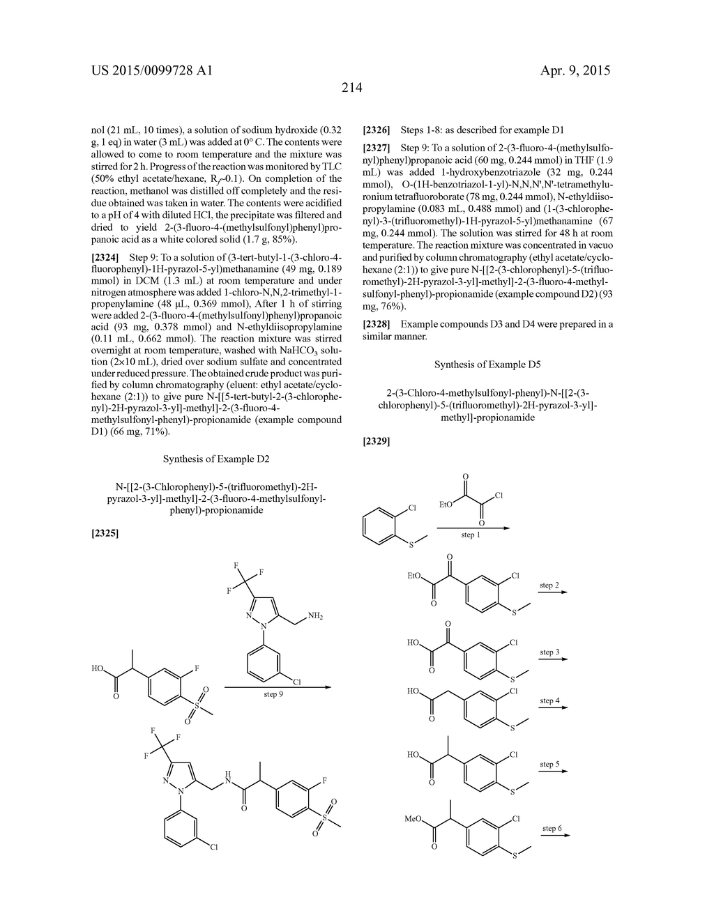 Substituted Phenylureas and Phenylamides as Vanilloid Receptor Ligands - diagram, schematic, and image 215