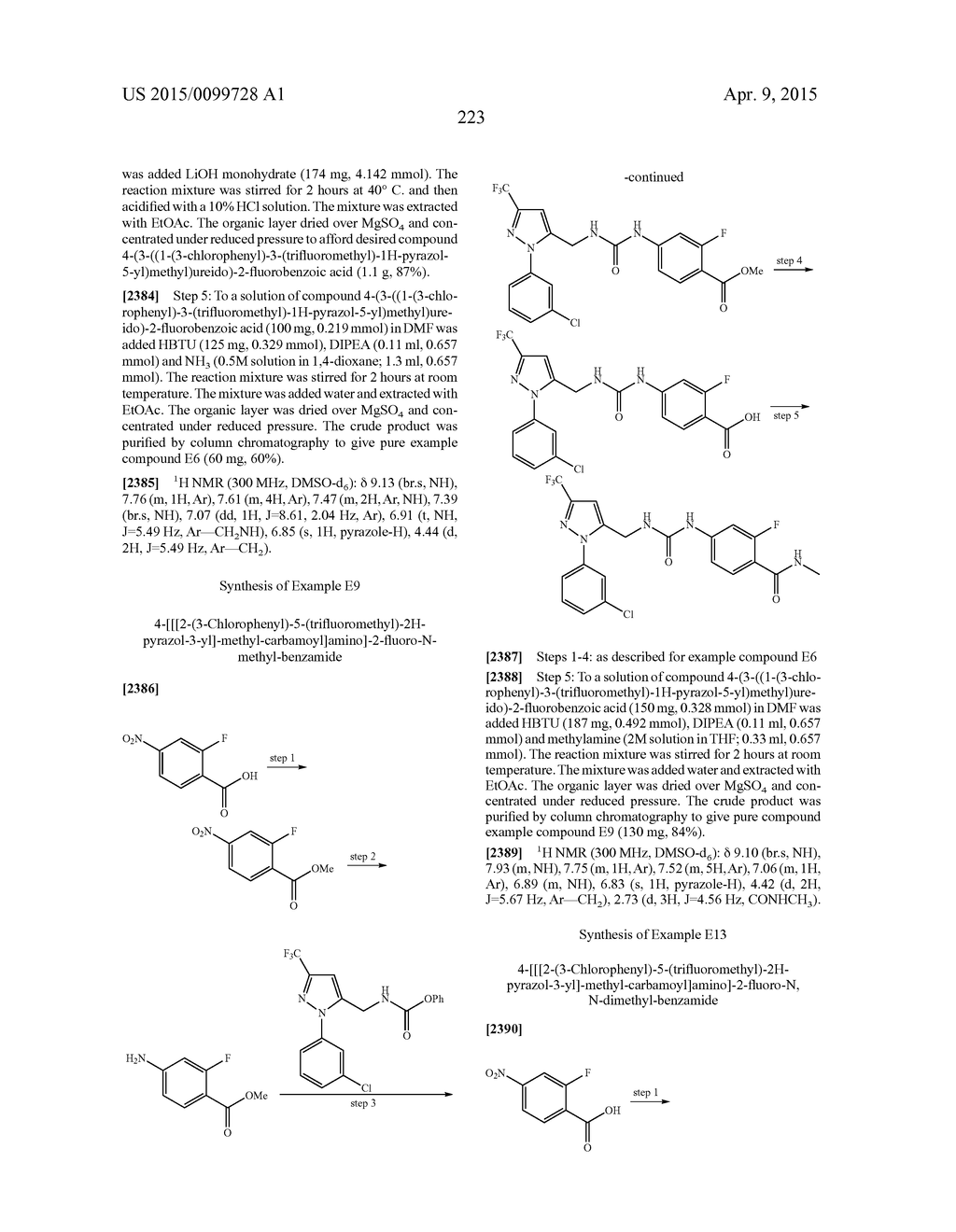 Substituted Phenylureas and Phenylamides as Vanilloid Receptor Ligands - diagram, schematic, and image 224