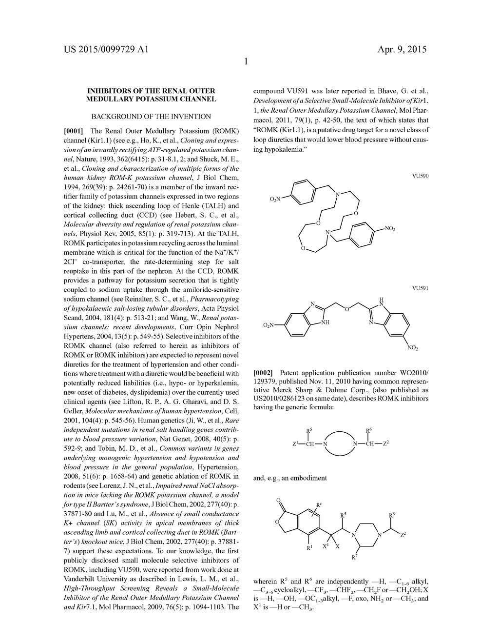 INHIBITORS OF THE RENAL OUTER MEDULLARY POTASSIUM CHANNEL - diagram, schematic, and image 02