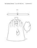 Glove for use with touch interface devices diagram and image