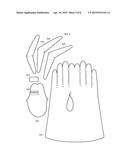 Glove for use with touch interface devices diagram and image