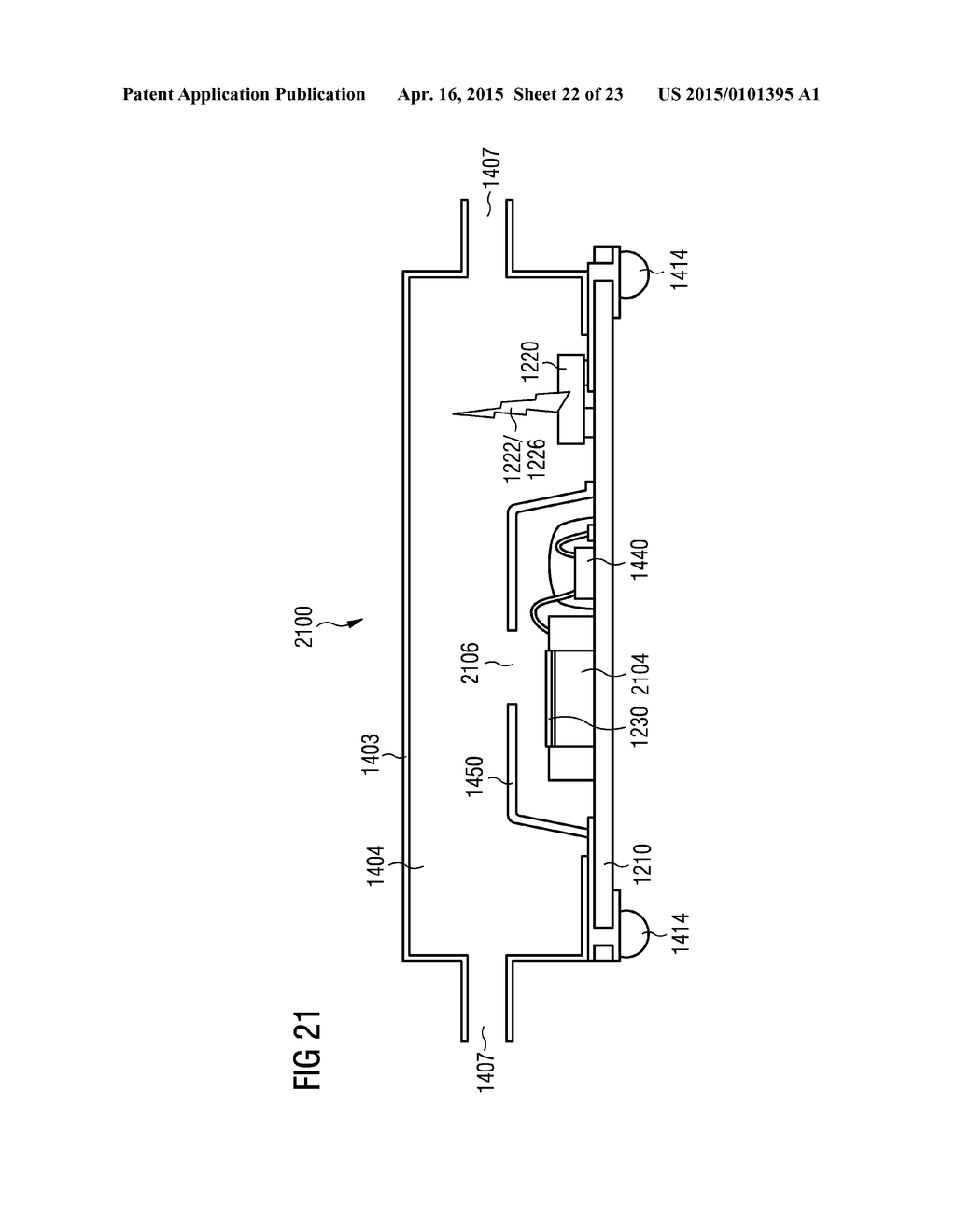 PHOTOACOUSTIC GAS SENSOR DEVICE AND A METHOD FOR ANALYZING GAS - diagram, schematic, and image 23