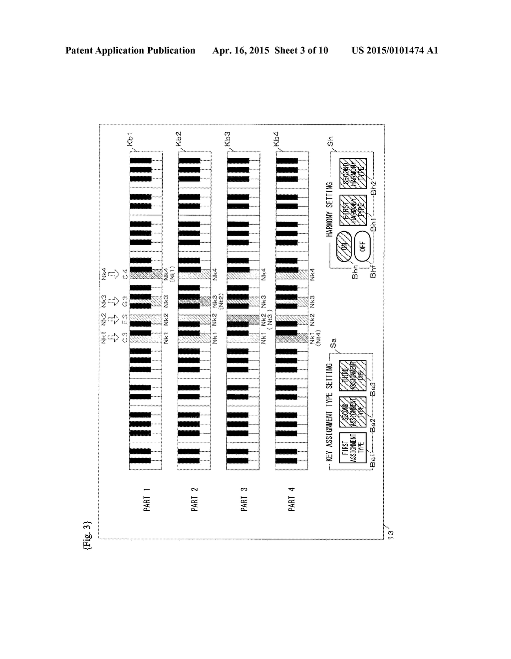 STORAGE MEDIUM AND TONE GENERATION STATE DISPLAYING APPARATUS - diagram, schematic, and image 04