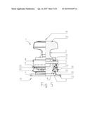 SEALING DEVICE, AIRCRAFT ENGINE PROVIDED WITH SUCH A SEALING DEVICE AND     METHOD FOR PLACING SUCH A SEALING DEVICE IN AN AIRCRAFT ENGINE diagram and image