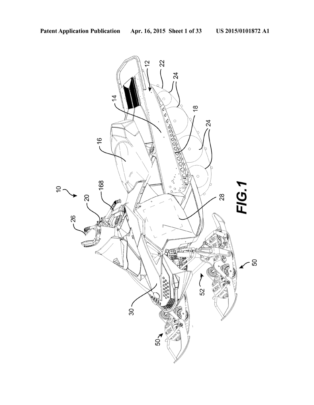 FRONT TRACK ASSEMBLY FOR A SNOWMOBILE - diagram, schematic, and image 02