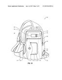 BAG WITH BUILT-IN RECEPTACLE DEVICE diagram and image