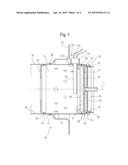 BOTTOM ASSEMBLY UNIT FOR A COMBUSTION CHAMBER ASSEMBLY UNIT OF A     VAPORIZING BURNER diagram and image