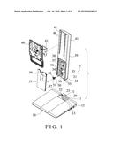 SUPPORT DEVICE FOR MONITOR OR DISPLAY diagram and image