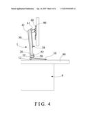 SUPPORT DEVICE FOR MONITOR OR DISPLAY diagram and image