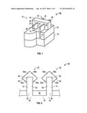 INTEGRATED CIRCUITS INCLUDING FINFET DEVICES WITH LOWER CONTACT RESISTANCE     AND REDUCED PARASITIC CAPACITANCE AND METHODS FOR FABRICATING THE SAME diagram and image