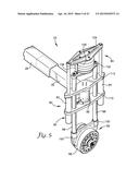 MACHINE SUSPENSION AND HEIGHT ADJUSTMENT WITH ROTARY ACTUATOR diagram and image