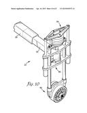 MACHINE SUSPENSION AND HEIGHT ADJUSTMENT WITH ROTARY ACTUATOR diagram and image